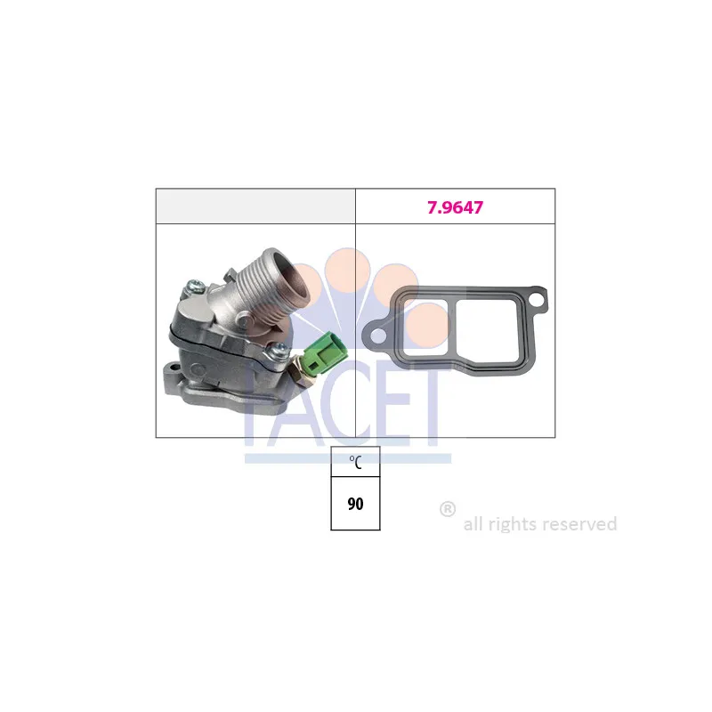 Thermostat d'eau FACET 7.8606