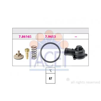 Thermostat d'eau FACET 7.8617K