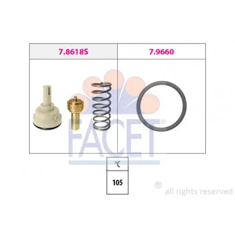 Thermostat d'eau FACET 7.8618