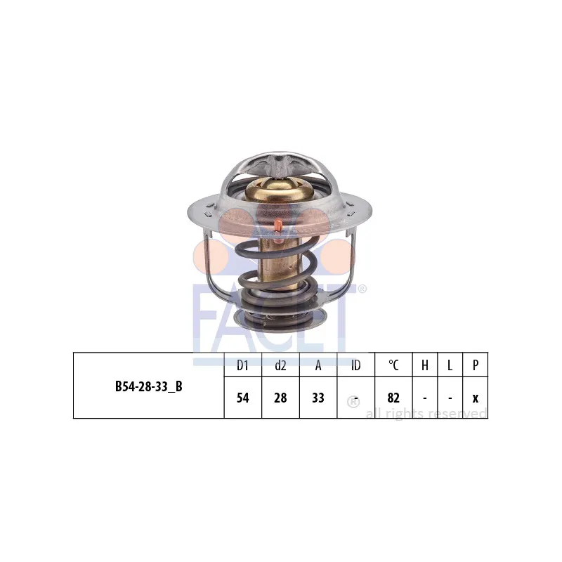 Thermostat d'eau FACET 7.8657S