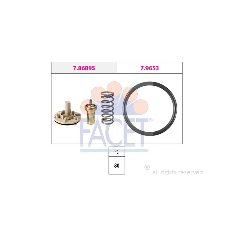 Thermostat d'eau FACET 7.8689