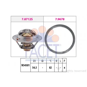 Thermostat d'eau FACET 7.8713