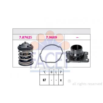 Thermostat d'eau FACET 7.8762K