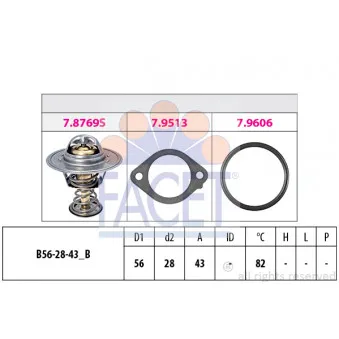 Thermostat d'eau FACET 7.8769