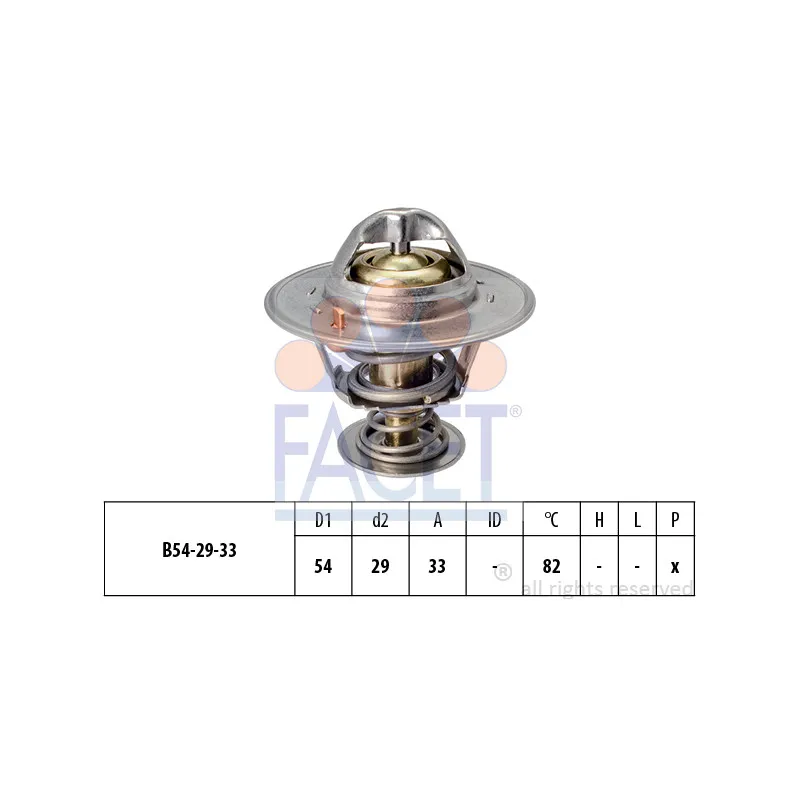 Thermostat d'eau FACET 7.8797S