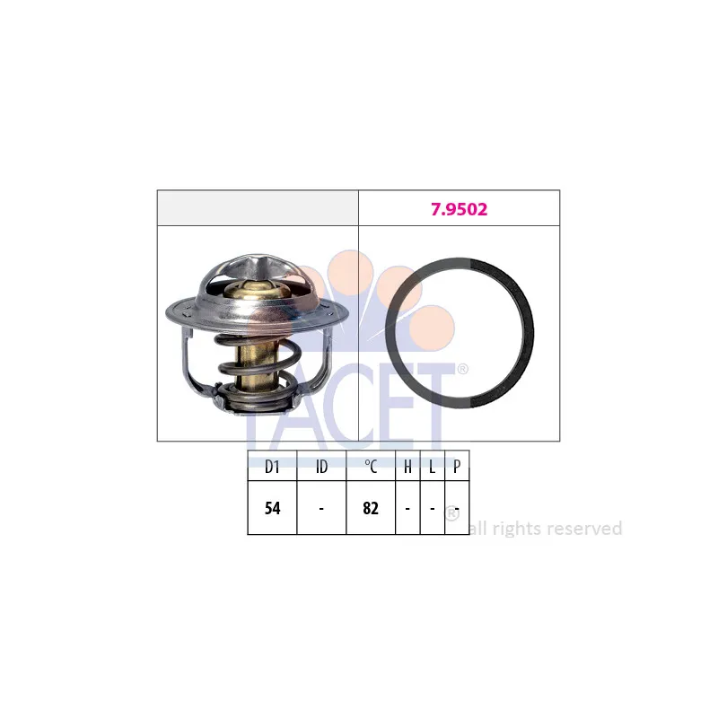 Thermostat d'eau FACET 7.8800