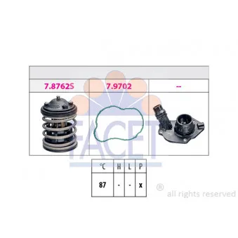 Thermostat d'eau FACET 7.8827K