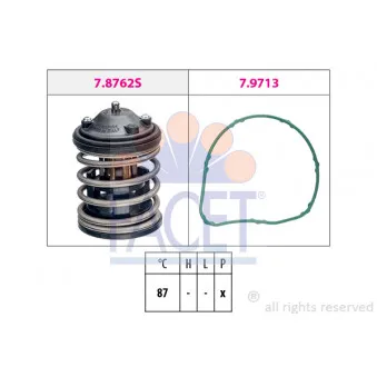 Thermostat d'eau FACET 7.8851