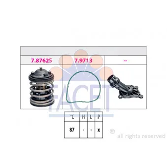 Thermostat d'eau FACET 7.8851K