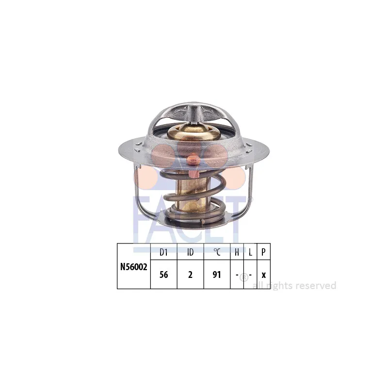 Thermostat d'eau FACET 7.8953S