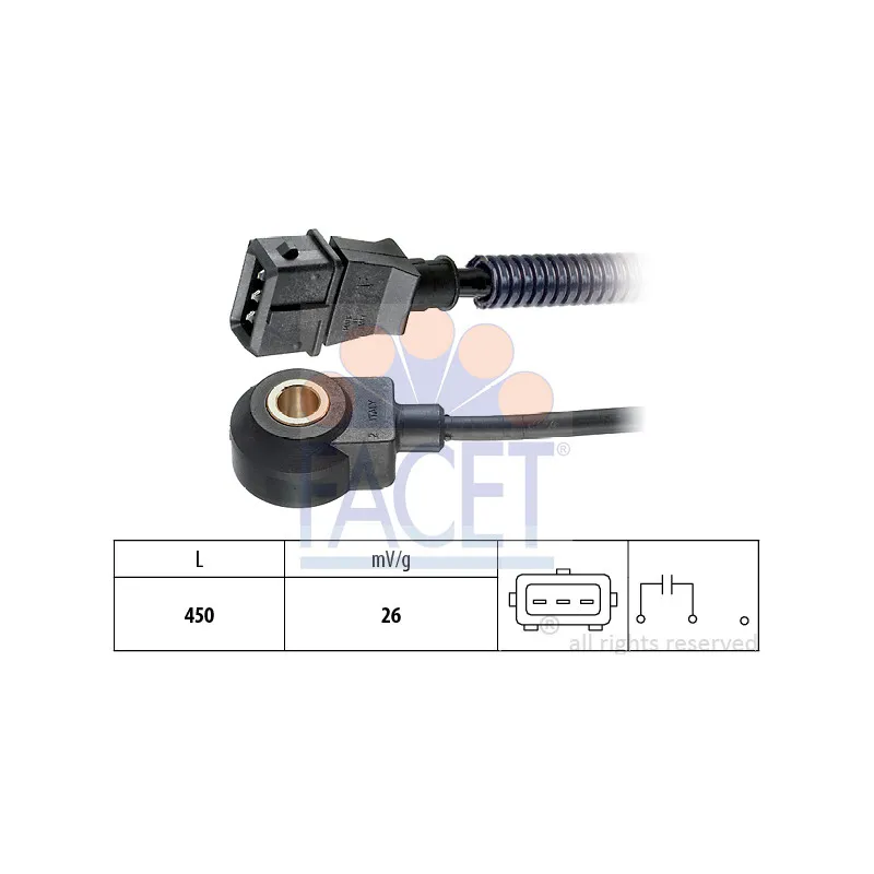 Capteur de cognement FACET 9.3127