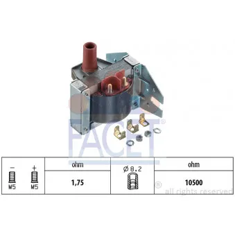 Bobine d'allumage FACET 9.6001D