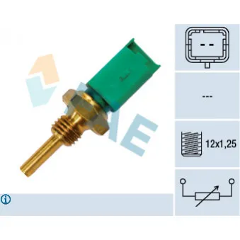 Sonde de température, liquide de refroidissement FAE 33700