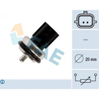 Sonde de température, liquide de refroidissement FAE 33811