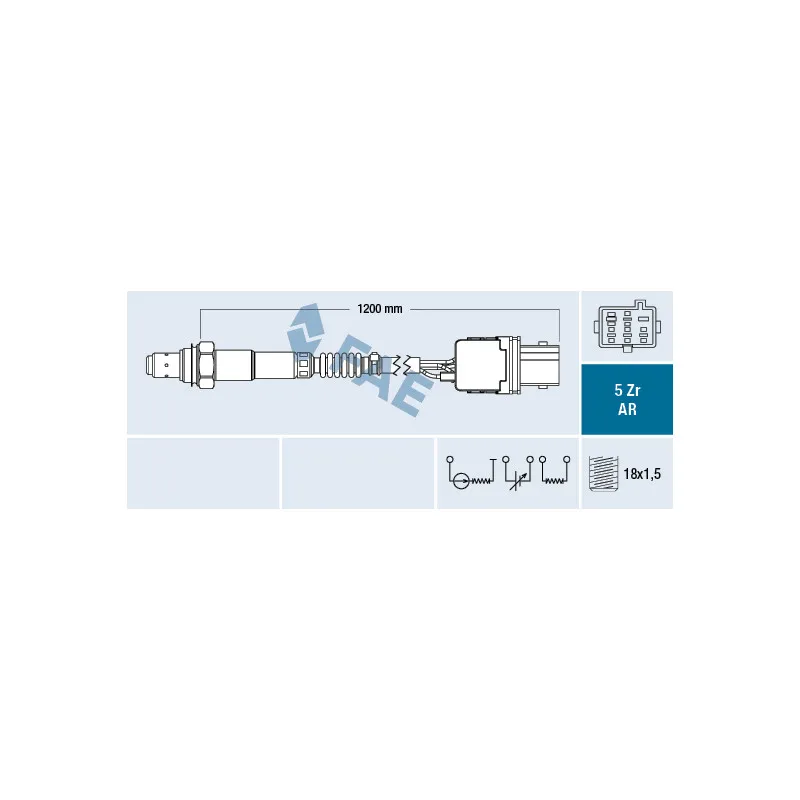 Sonde lambda FAE 75005