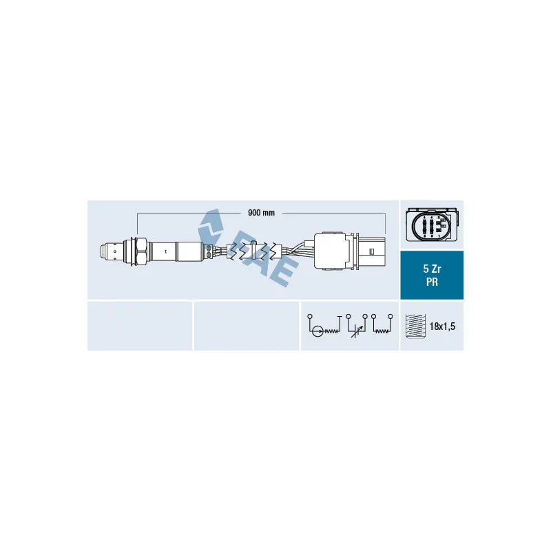 Sonde lambda FAE 75040