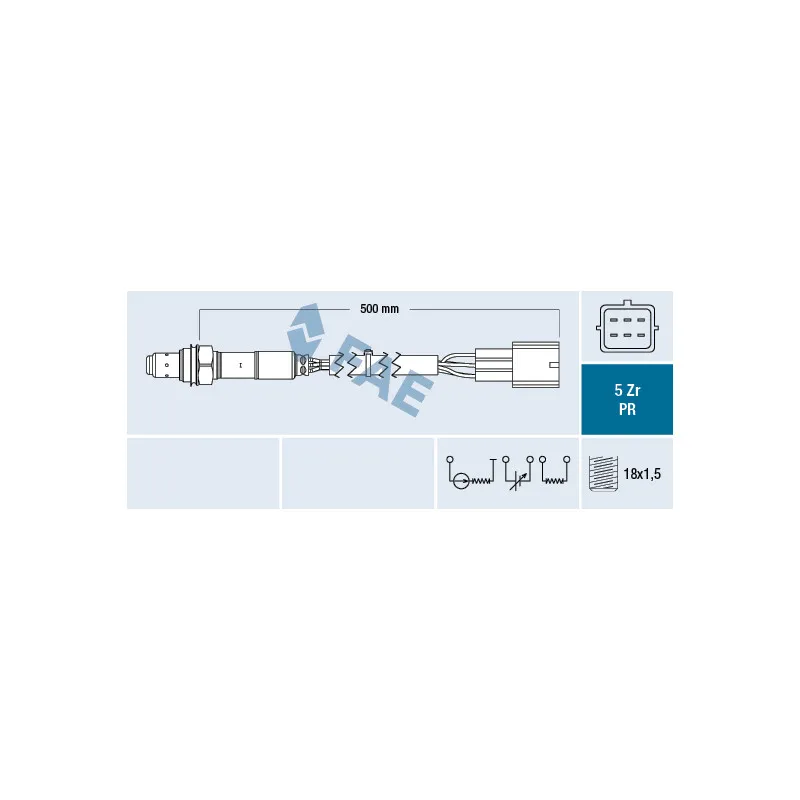 Sonde lambda FAE 75041