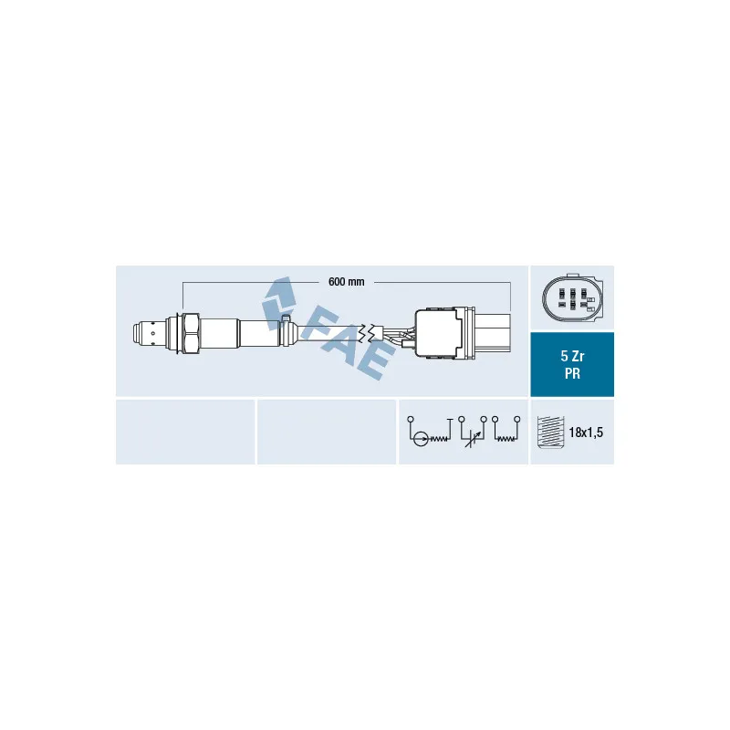 Sonde lambda FAE 75064