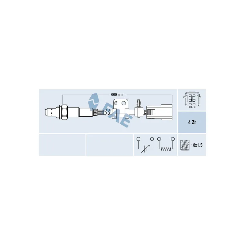 Sonde lambda FAE 77321