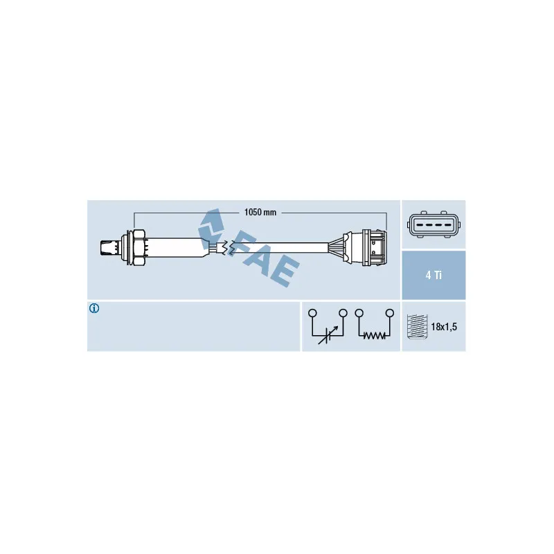 Sonde lambda FAE 77360