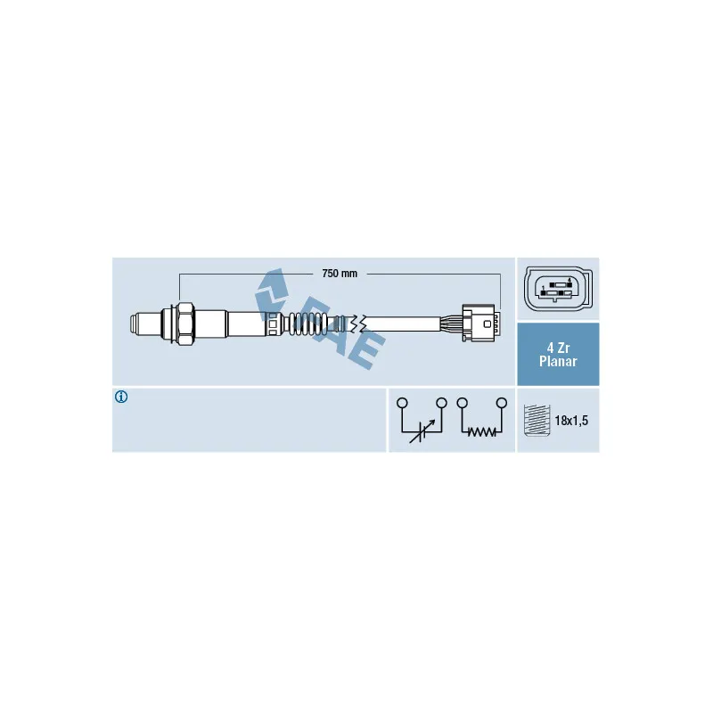 Sonde lambda FAE 77441