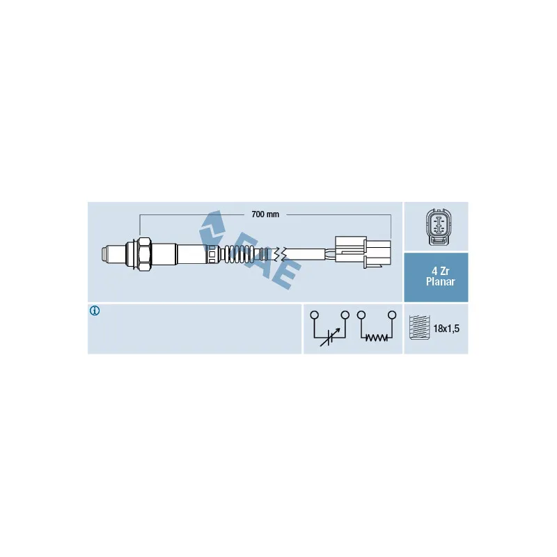 Sonde lambda FAE 77450