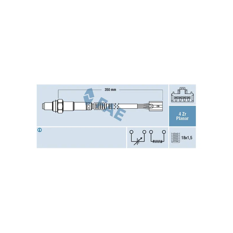 Sonde lambda FAE 77451