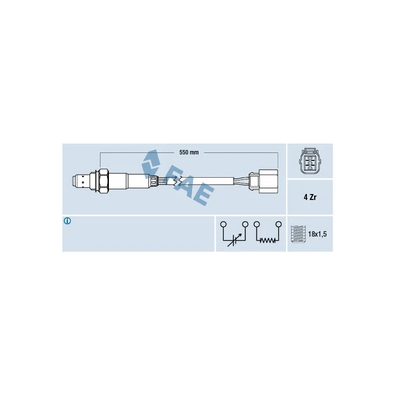 Sonde lambda FAE 77473