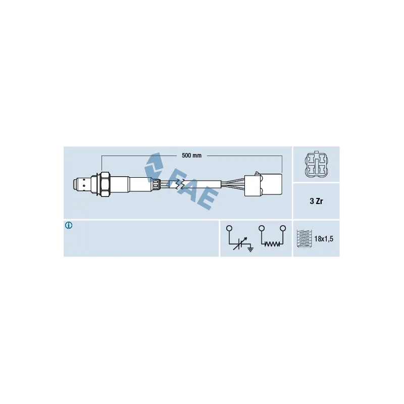 Sonde lambda FAE 77479