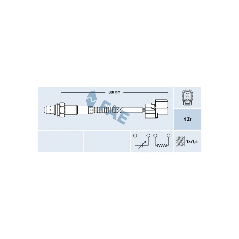 Sonde lambda FAE 77599