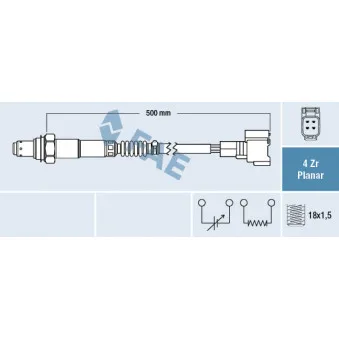 Sonde lambda FAE 77603