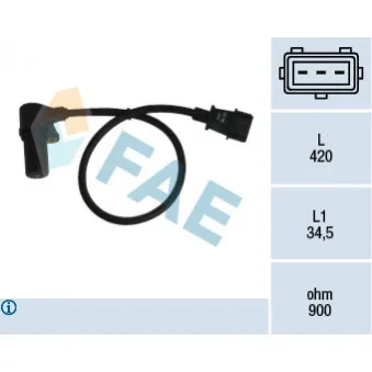 Palpeur de régime, gestion moteur FAE 79073