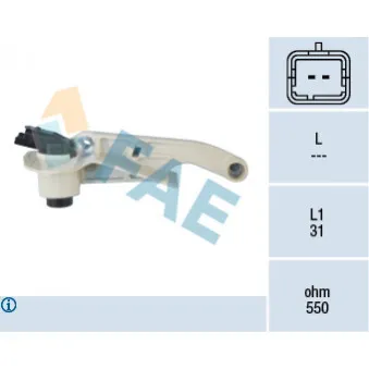 Capteur d'angle, vilebrequin FAE 79100