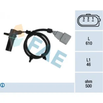 Palpeur de régime, gestion moteur FAE 79115