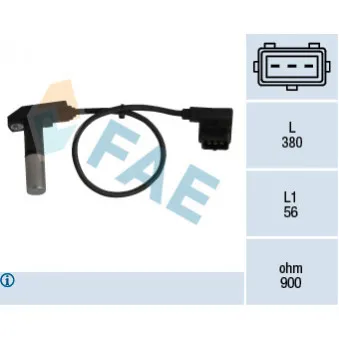 Capteur d'angle, vilebrequin FAE 79245