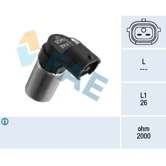 Capteur d'angle, vilebrequin FAE 79428