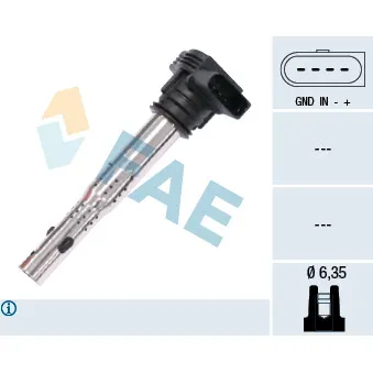 Bobine d'allumage FAE 80240