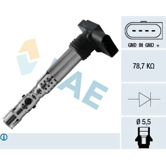 Bobine d'allumage FAE 80326