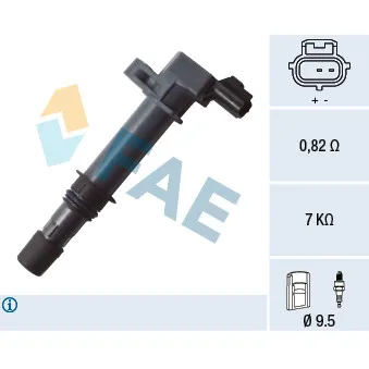 Bobine d'allumage FAE 80345