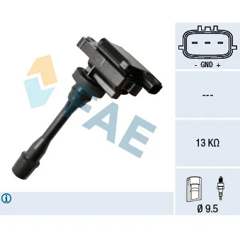 Bobine d'allumage FAE 80346