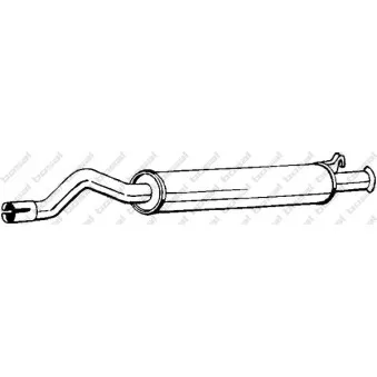 Silencieux central BOSAL 105-159