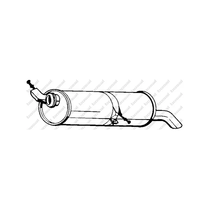 Silencieux arrière BOSAL 135-075