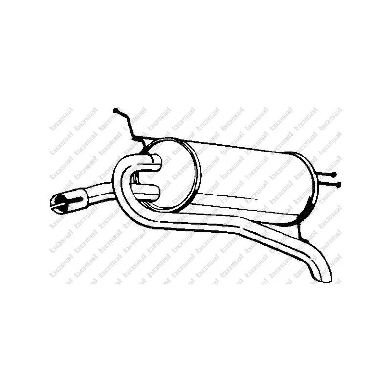 Silencieux arrière BOSAL 148-223