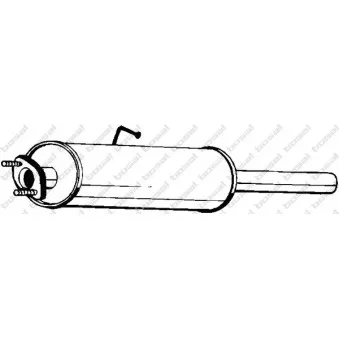 Silencieux central BOSAL 154-133