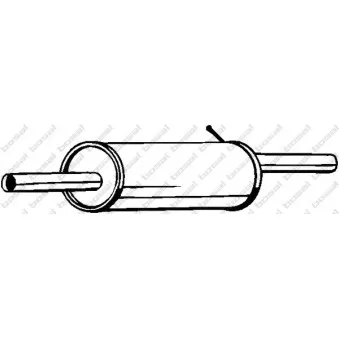 Silencieux arrière BOSAL 200-077
