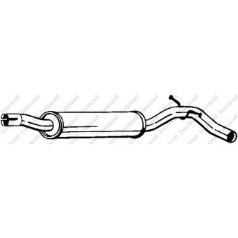 Silencieux central BOSAL 220-009