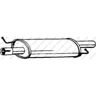 Silencieux central BOSAL 233-575