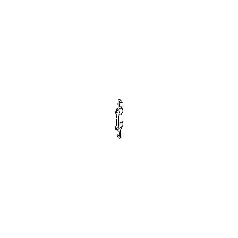Bandes de caoutchouc, échappement BOSAL 255-754