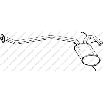 Silencieux central BOSAL 279-241