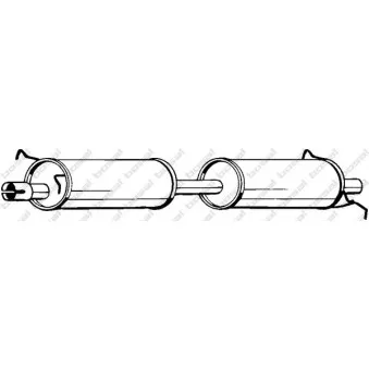 Silencieux central BOSAL 280-053